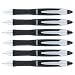 Office Products : Papermate PhD Ultra Retractable Ballpoint Pen, Black Barrel, Black Ink, Medium Point, 6/Pack - 46389
