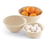 Pampered Chef Bamboo Fiber Mixing Bowl Set