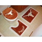 Texas Longhorns 3 Piece Bath Rugs