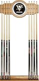 Pittsburgh Penguins Pool Cue Rack With Mirror