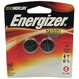 Energizer Watch/Electronic Batteries, 3 Volts, 2032, 2 batteries (Lithium Button Cell)