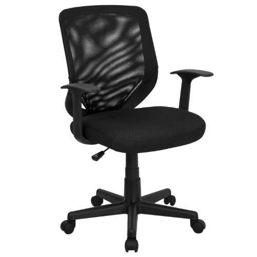 Flash Furniture Black Mesh Office Chair with Mesh Back and Mesh Fabric Seat