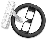 Pebble Entertainment Black Soft Touch Wheel (Wii)