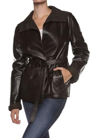 Womens Clothing On Sale : Cristiano di Thiene Reversible Leather Jacket SPRI For Sale Online