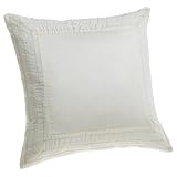 Barbara Barry Dream Shimmer 100% Cotton 18-inch Square Pillow by Barbara Barry