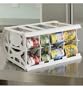 Cansolidator 40-Can Pantry Shelf Organizer (white) (11"H x 30"W x 16.5"D)