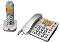 Audioline Big Tel 180 Combo AB Schnurloses DECT-Telefon große Tasten, augenfreundlichem Display, Anrufbeantworter silber
