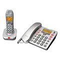 Audioline Big Tel 180 Combo AB Schnurloses DECT-Telefon  gro�e Tasten, augenfreundlichem Display, Anrufbeantworter silber
