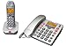 Audioline Big Tel 180 Combo AB Schnurloses DECT-Telefon  große Tasten, augenfreundlichem Display, Anrufbeantworter silber