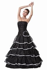 Girls Organza Summer Lace-Up Evening Dress/Homecoming Dress/Bridesmaid Dress/Prom Dress/Wedding Party Dress 