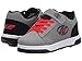Dual Up X2 Solid Sneaker, Grey/black/Red, 4 M US Little Kid
