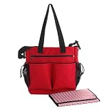 Spark by Skip Hop Diaper Bag - Red/ Black