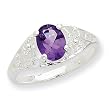Sterling Silver Amethyst Ring