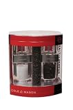 Review Cole and Mason H574120 / Cole and Mason Seville Salt and Pepper Mill Set, Brushed Chrome and Clear Acrylic