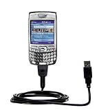 Classic Straight USB Cable for the PalmOne Treo 750v with Power Hot Sync and Charge capabilities - Gomadic Brand w/ TipExchange Technology