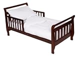 American Baby Company 4-Piece Minky Dot Chenille Toddler Bedding Set - White