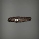 Abercrombie & Fitch アバクロ メンズ ブレスレット [編み目/LEATHER BRACELET] 並行輸入品