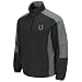 NFL Indianapolis Colts Determination Adult Long Sleeved Lightweight Performance Pullovr Jacket, Black/Storm Gray, Medium