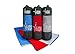 Microfiber Camp, Sports and Travel Towel-BONUS Hand Towel! Highly Absorbent, Quick Drying, Compact. Perfect for Camping, Traveling, Beach, Gym,.
