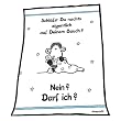 Herding, 717247036 Decke Sheepworld "Schl�fst du nachts eigentlich auf deinem Bauch", 150/200 cm