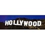Hollywood Sign (Panorama) Art Poster Print - 36x12 Poster Print, 36x12 Poster Print, 36x12