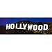 Hollywood Sign (Panorama) Art Poster Print - 36x12