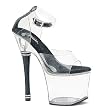 Pleaser Shoes Women��s GLAMOUR-742 7" R/S Cone Heel Platform Sandal