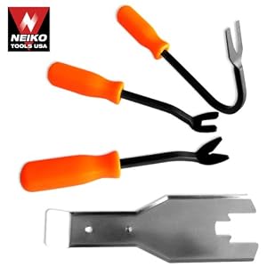 Pro Grade Auto-Body Door Panel, Winshield, Trim Removal Tool Kit
