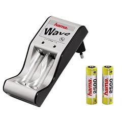 Hama Steckerladeger�t Wave inkl. 2x NiMH Akku AA Mignon 2500 mAh