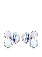 Silver Luxe Pendientes Trio Royal, Montana