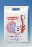 Office Supplies & Practice Mkt Bag Large Imprint Brushing Buddies 1000/bx - Model X100b
