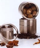 Stackable Stainless Steel Storage Canister