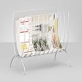 Zeitungsst�nder in Chrom