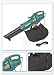 KINGFISHER ELECTRIC GARDEN LEAF BLOWER & VACUUM 2600W W DEBRIS BAG PORTABLE