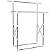 SONGMICS Double Rod Adjustable Garment Rack Collapsible & Portable ULLR501W