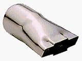 Pilot Chrome Chevy Bowtie Exhaust Tip (Small)