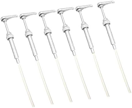 Torani &amp; Davinci Syrup Bottle Pump (750 ml) - Set of 6 - Use for Coffee, Espresso, Sauces &amp; More - Classic Syrup, Sugar Free Syrup, Maple Syrup - Vanilla, Chocolate, Caramel &amp; Hazelnut