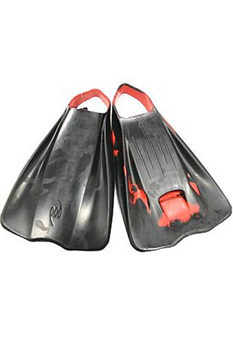 Pod Fins Floating Swim and Surfing Fins (Small/7-8, Red/Black)