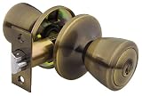 Yale Security Barricade Tulip Entry Knob, Antique Brass #700RT-C5-4