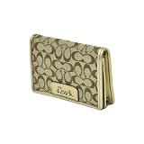 コーチ COACH カードケース 名刺入れ シグネチャー（カーキ） 並行輸入品 コーチ 名刺入れ