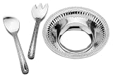 Wilton Armetale Flutes and Pearls 3-Piece Salad Set