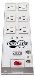 Tripp Lite TR-6FM Surge Protector 6 Outlets 6ft Cord (3040 Joules tel/DSL)