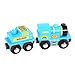 Bigjigs Single Wooden Train Engine (Blue)