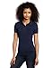 Lee Uniforms Juniors Stretch Pique Polo, Navy, X-Large