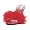 Women's 3.5 Inch Heel Maribou Slippers (Red;8)