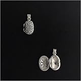 Oval Shape Marcasite Locket