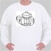Sweatshirt with England, mug, ancient, decorative, white, and, cup, metal, designed, Europe, 