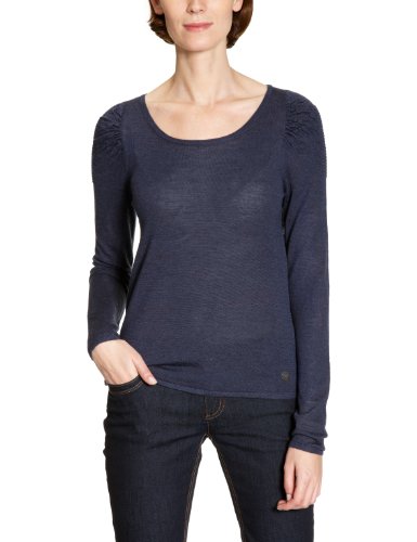 Calvin Klein Jeans Damen Pullover CWR51C K011J, Gr. 36/38 (S), Blau (783) Preisvergleich