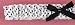 Hortense B. Hewitt Wedding Accessories Polka Dot Ribbon and Lace Garter, Black