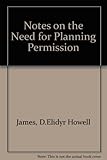 Howell James' notes on the need for planning permission